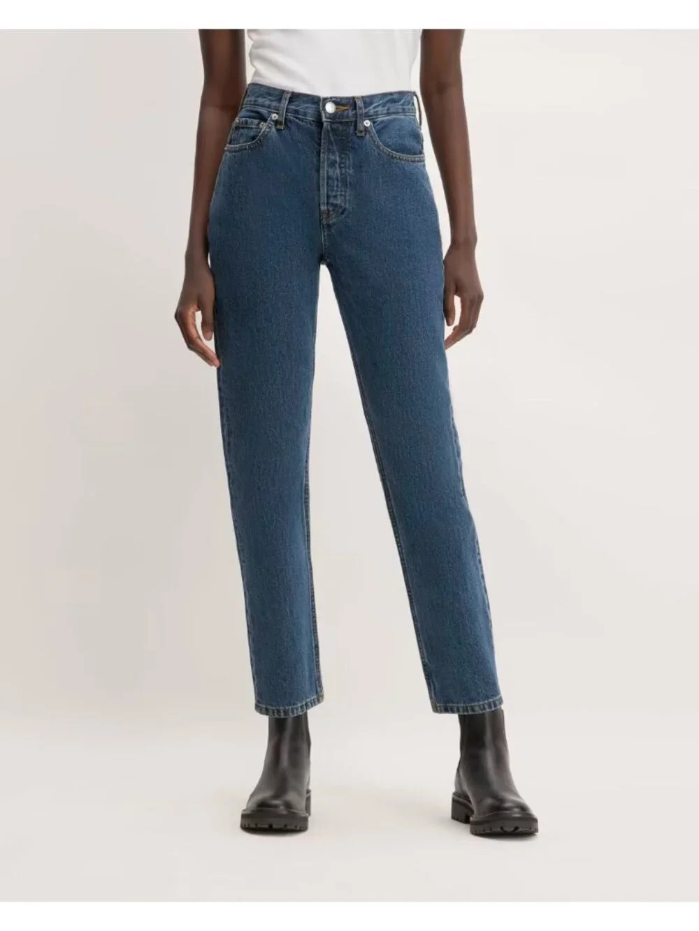Everlane The 90's Cheeky Jean in Deep Atlantic Blue Size 26 Ankle NWT